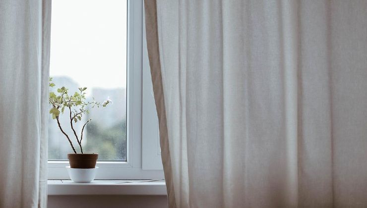 Tende bellissime senza pieghe