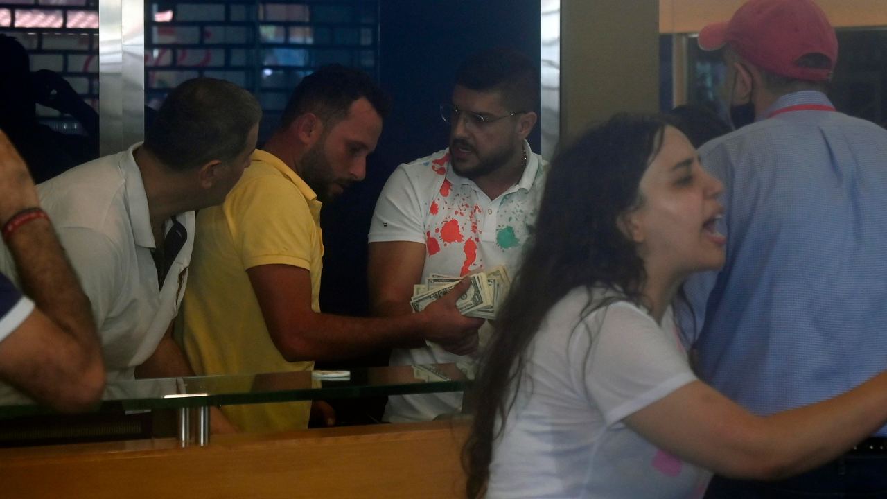 Beirut rapina in banca