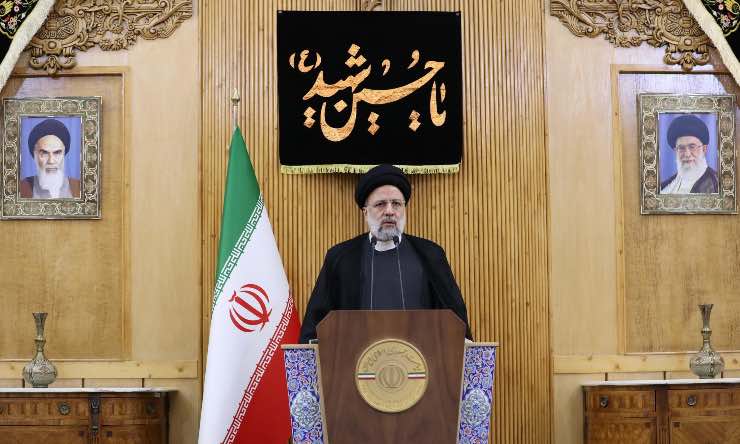 Il presidente iraniano Ebrahim Raisi