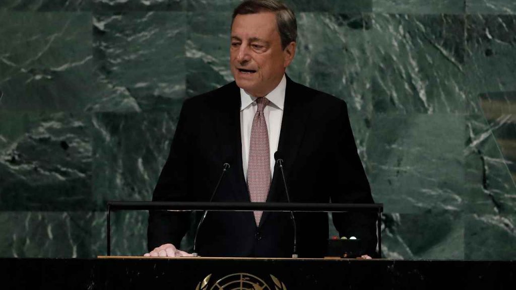Mario Draghi all'ONU 