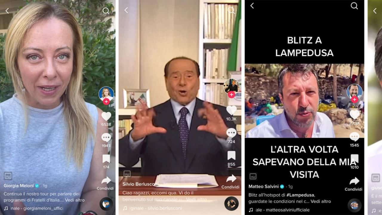 Politici su Tik Tok