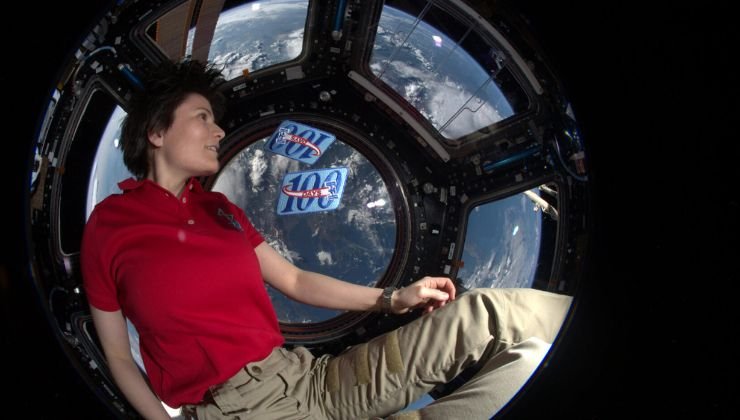 Samantha Cristoforetti nello spazio