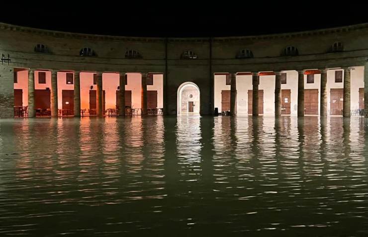Senigallia Foro Annonario allagato