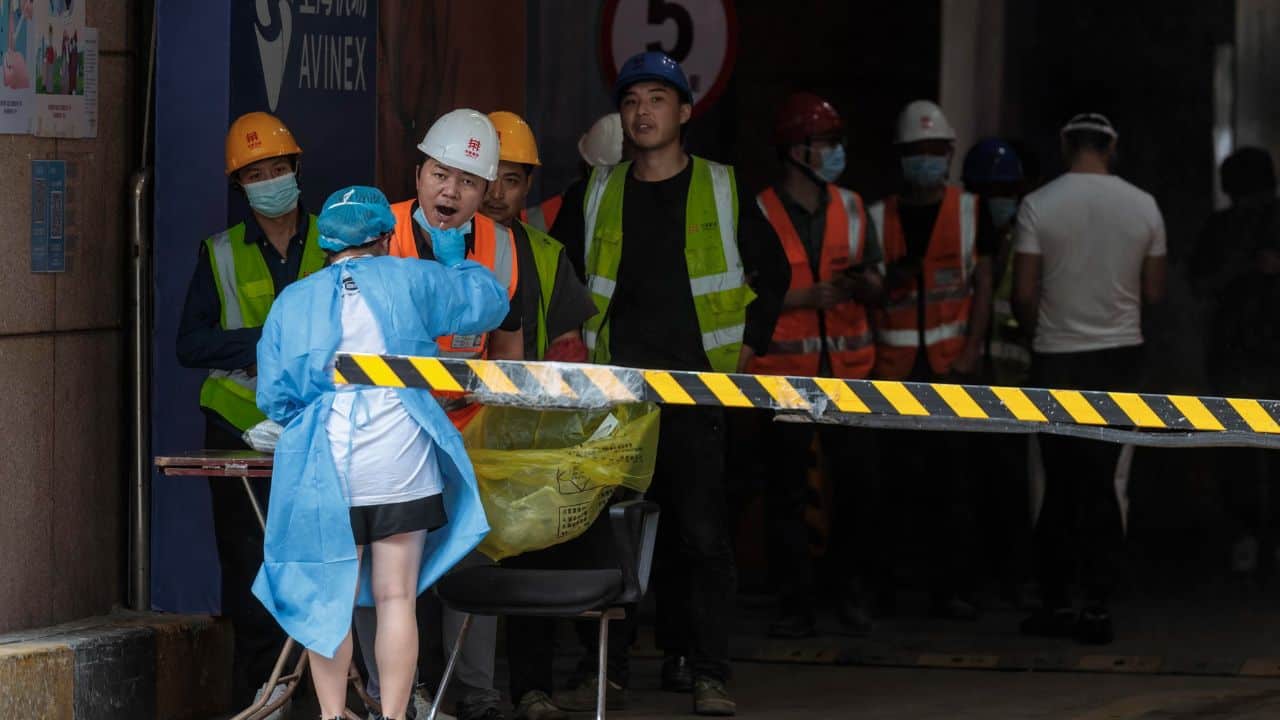 Test anti covid a Chengdu