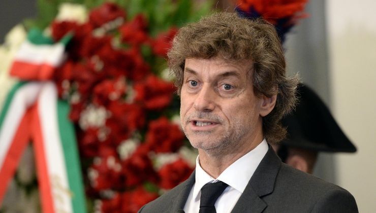 Alberto Angela ai funerali del padre 