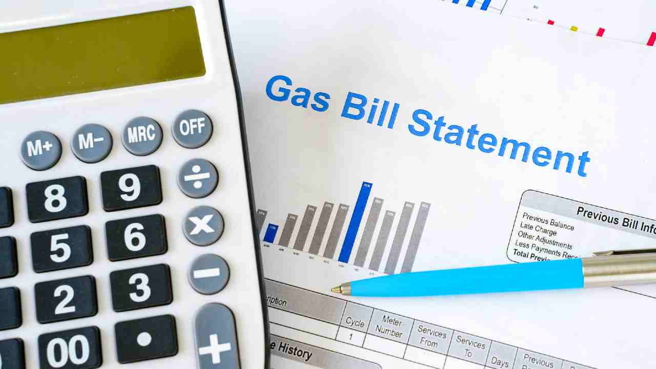Electricity and gas bills