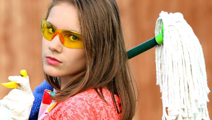 Casalinga lavori di casa 