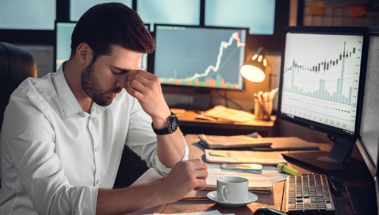 Dipendente preoccupato 