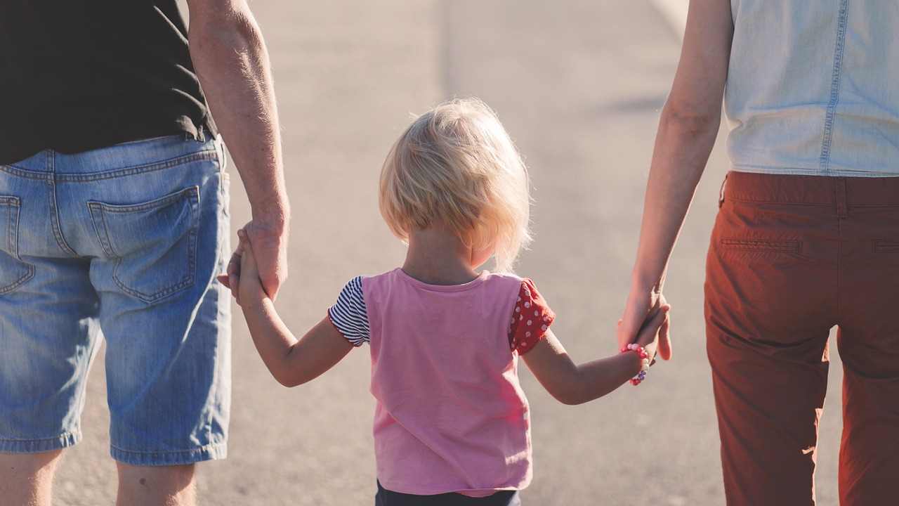 Famiglia con figli a carico