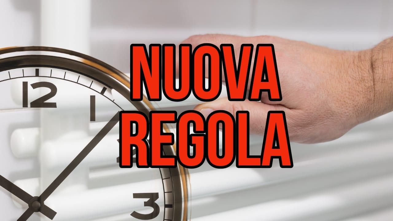 Nuova regola termosifoni