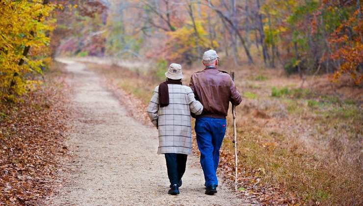 Pensionati passeggiata