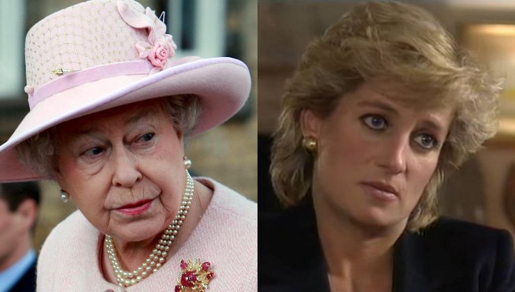 Regina Elisabetta e Lady Diana 
