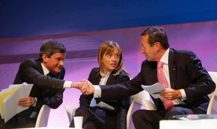 Alemanno Meloni Fini