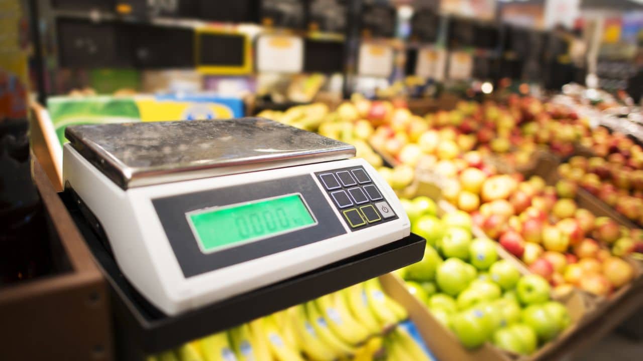 Scale in the supermarket