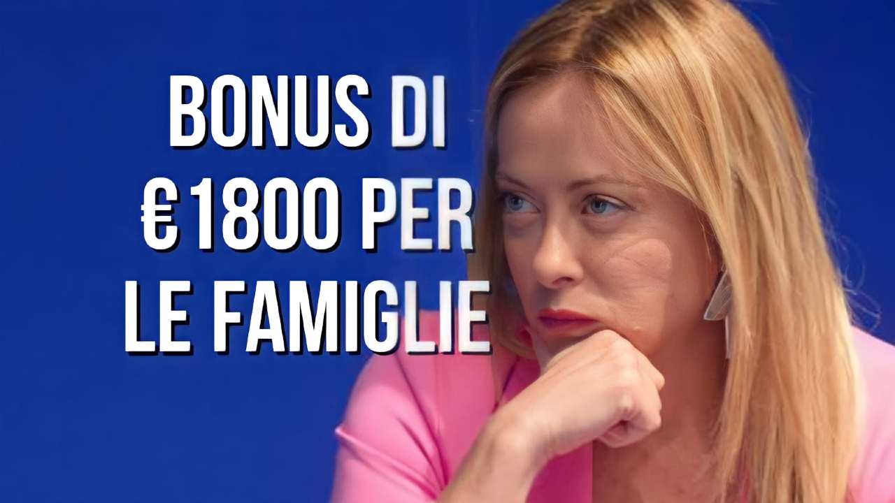 Bonus di 1500 euro per le famiglie