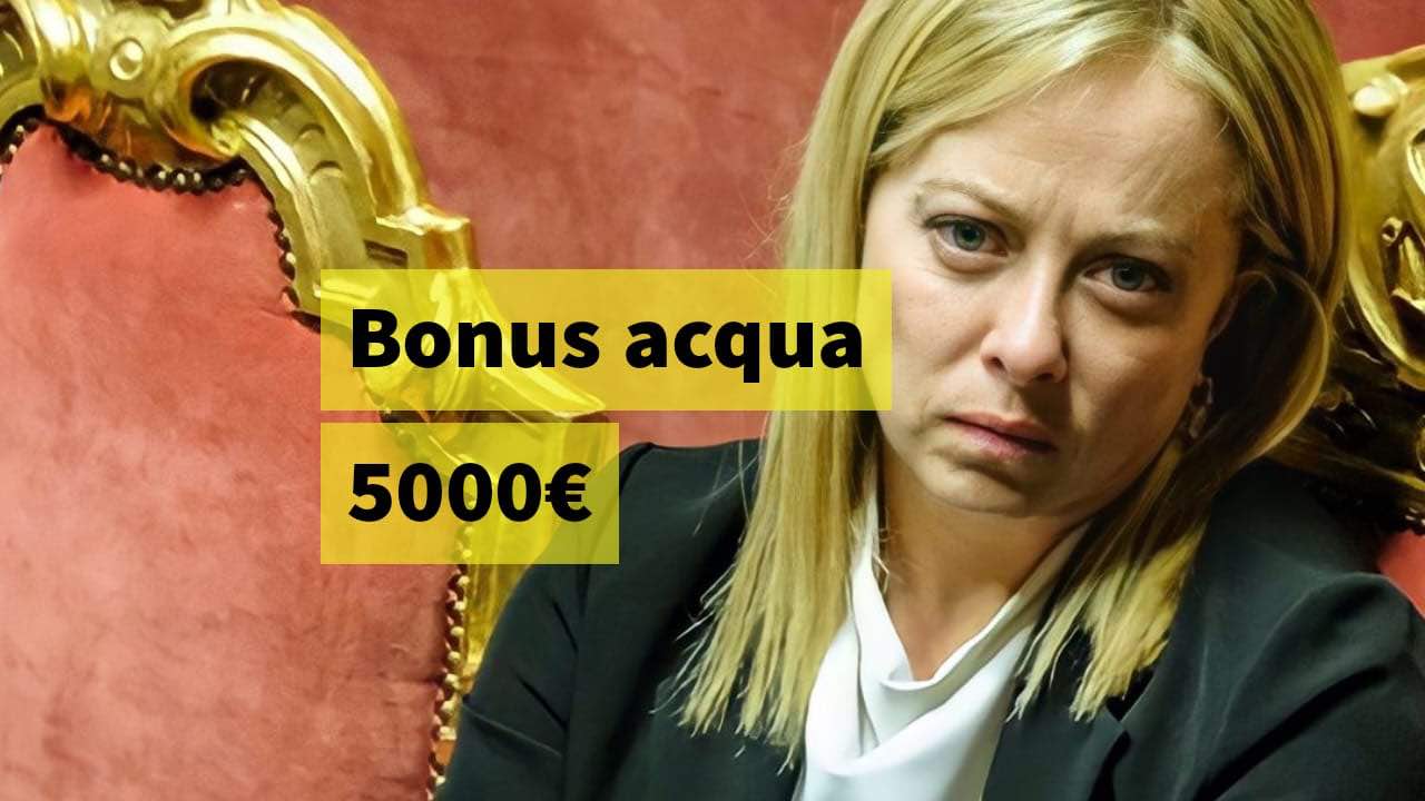 Bonus acqua