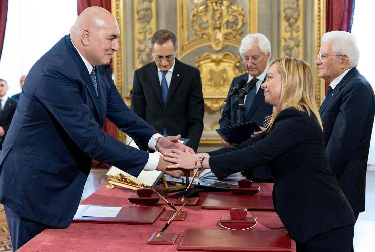 Crosetto Meloni Mattarella