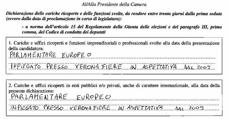 Documento Lorenzo Fontana