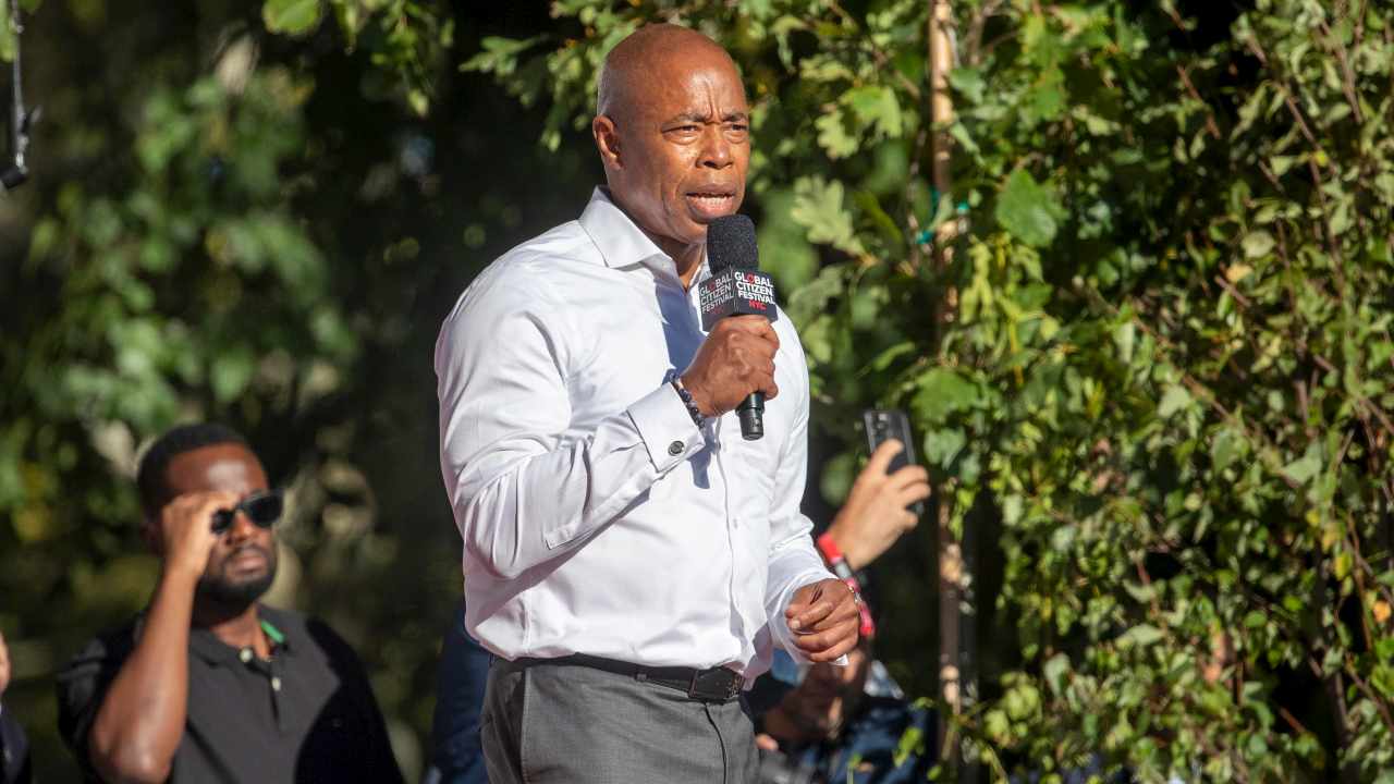 Sindaco di New York Eric Adams 