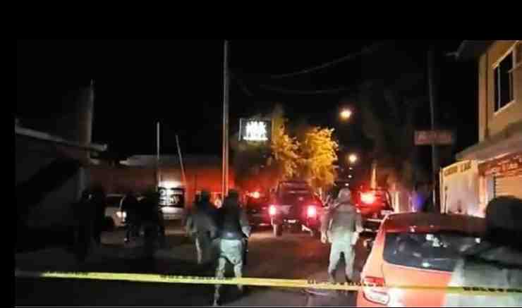 La zona dell'aggressione