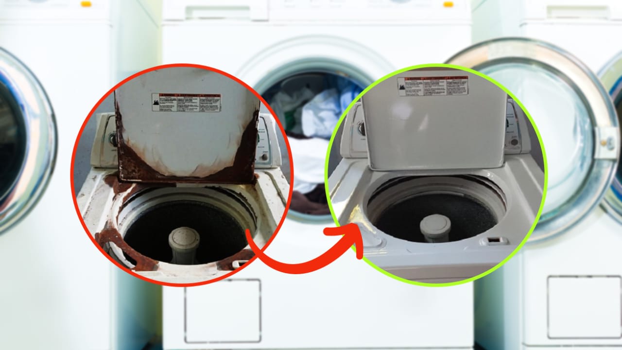 Rostige Waschmaschine