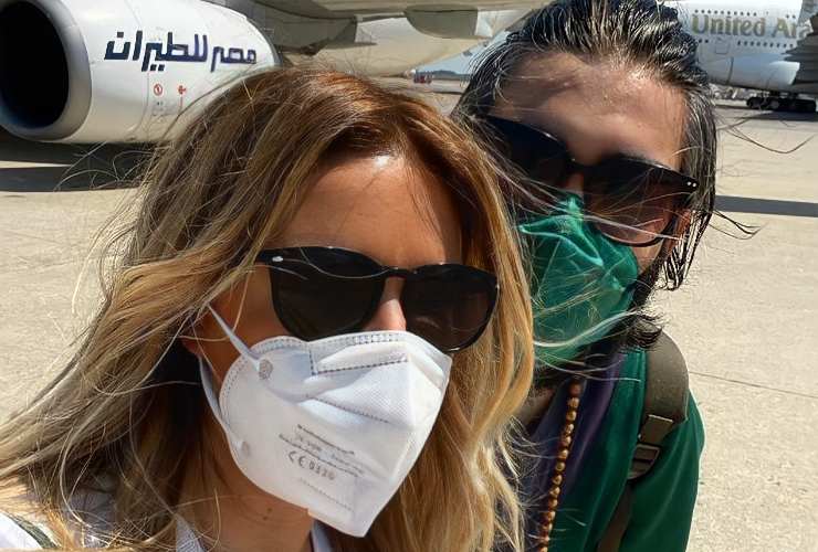 Lorenzo Biagiarelli e la fidanzata