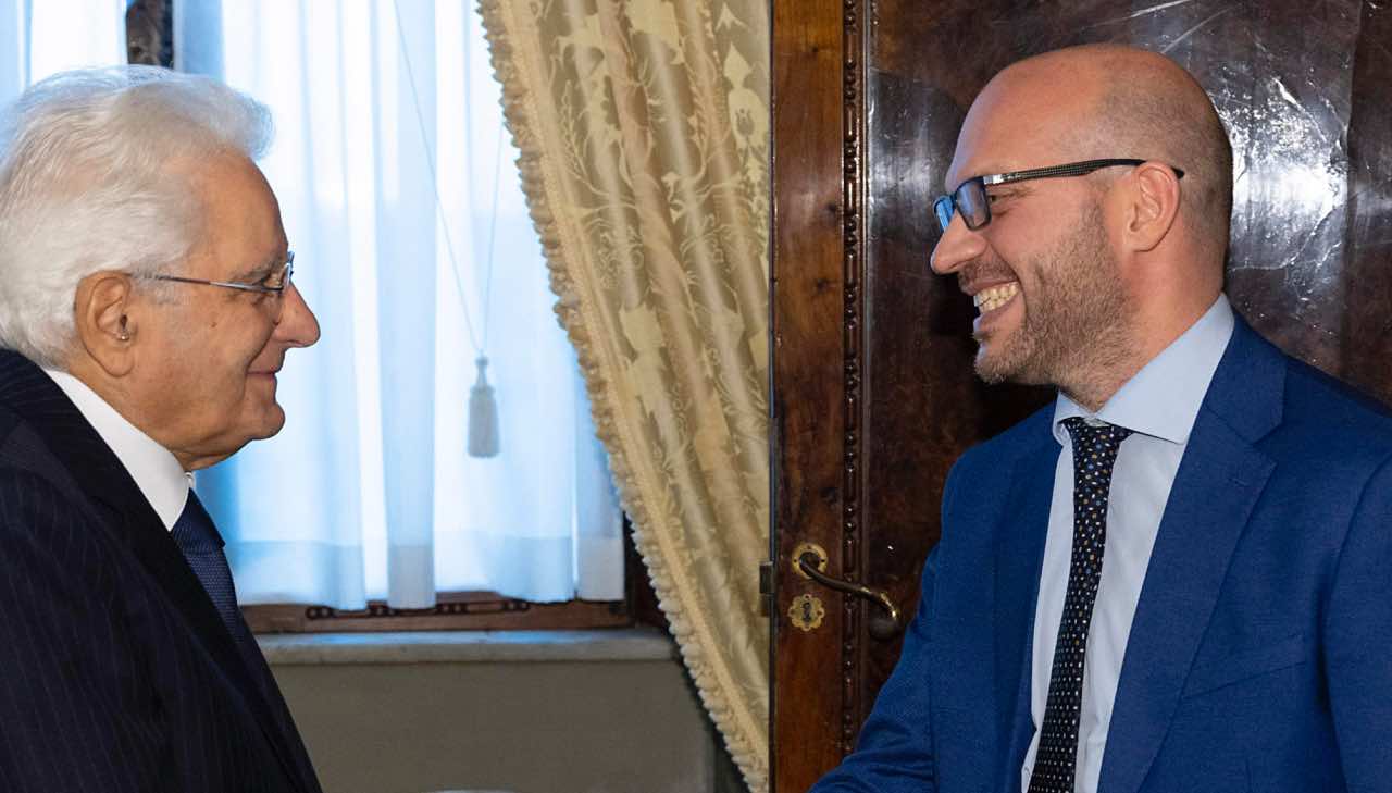 Lorenzo Fontana e Sergio Mattarella