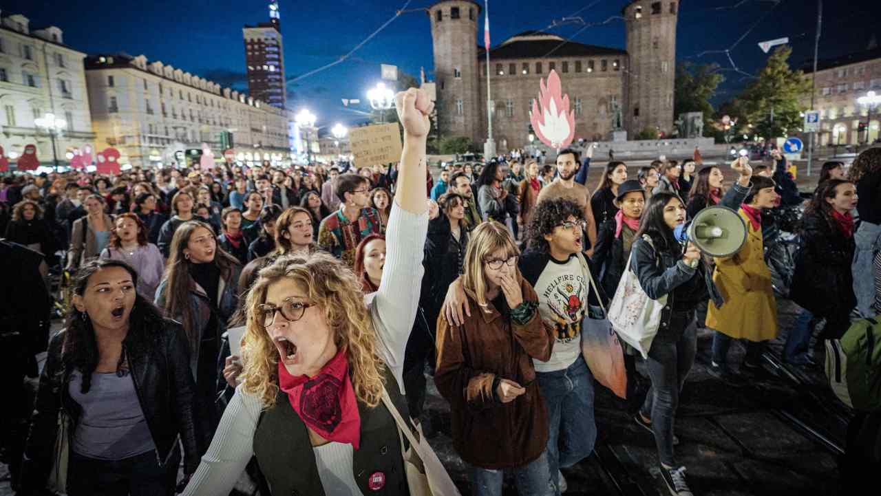 Manifestazione di attivisti