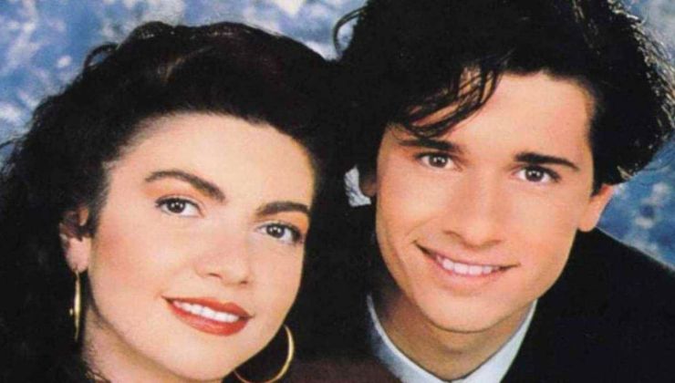 Marco Bellavia e Cristina D'avena negli anni '90