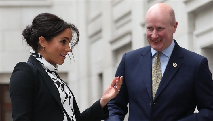 Meghan Markle e Christopher Geidt