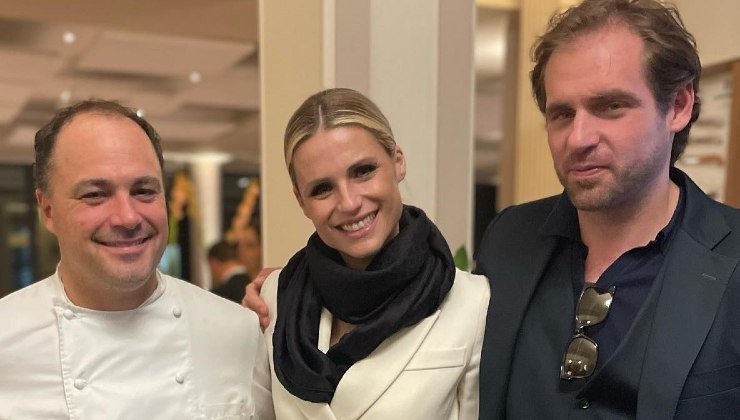 Michelle e Trussardi con Chef Lombardo