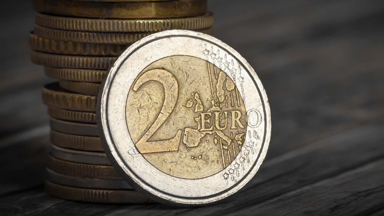 Moneta da 2 euro rara