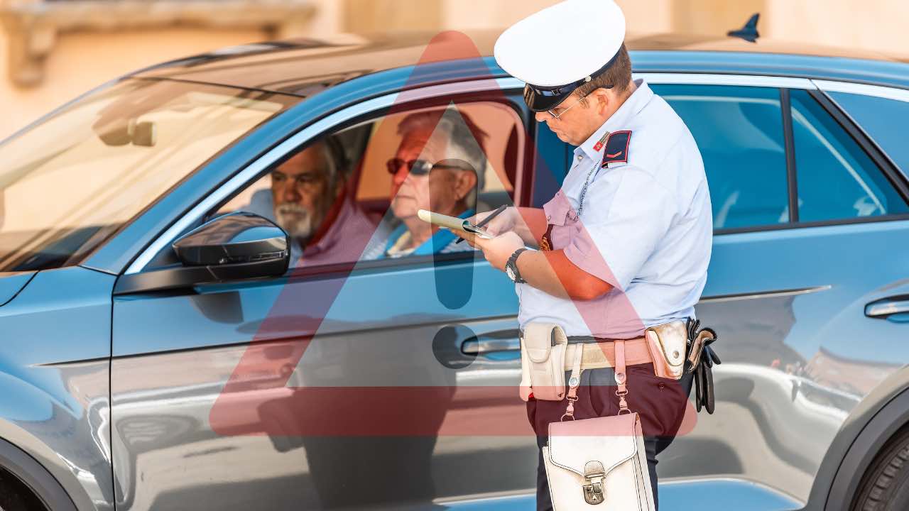 Multa in auto