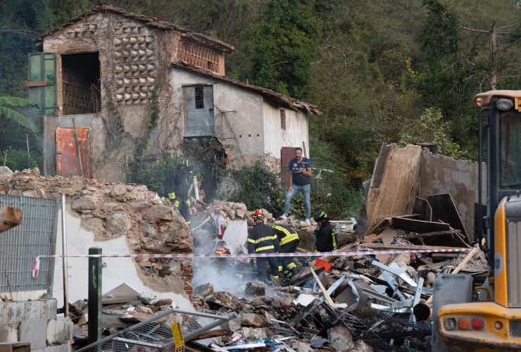Palazzine coinvolte nell'esplosione