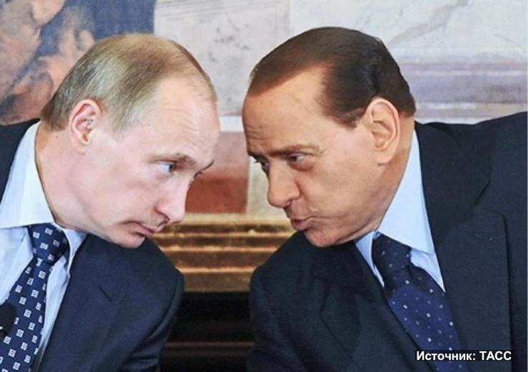 Putin Berlusconi