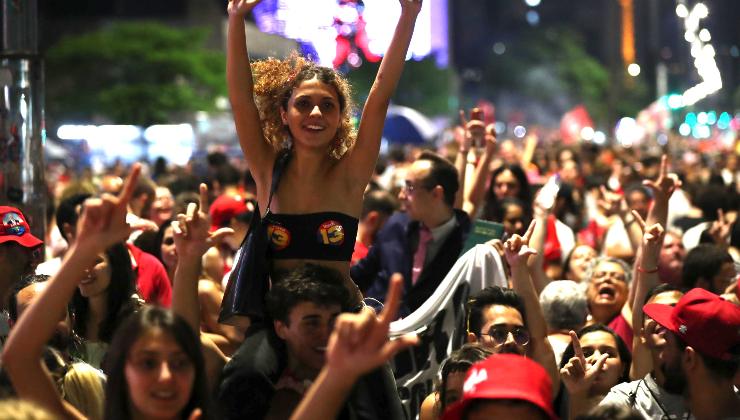 Sostenitori del presidente Lula 