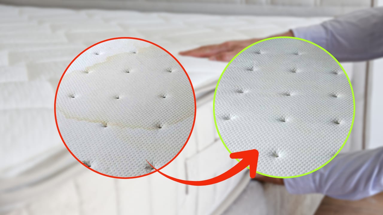 Sudore sul materasso