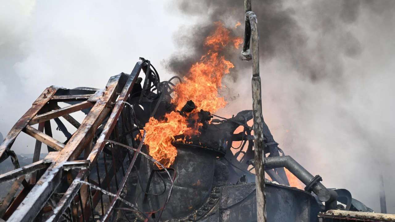 Ucraina centrale danneggiata