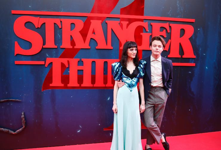 Natalia Dyer e British actor Charlie Heaton