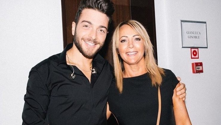Gianluca con la mamma