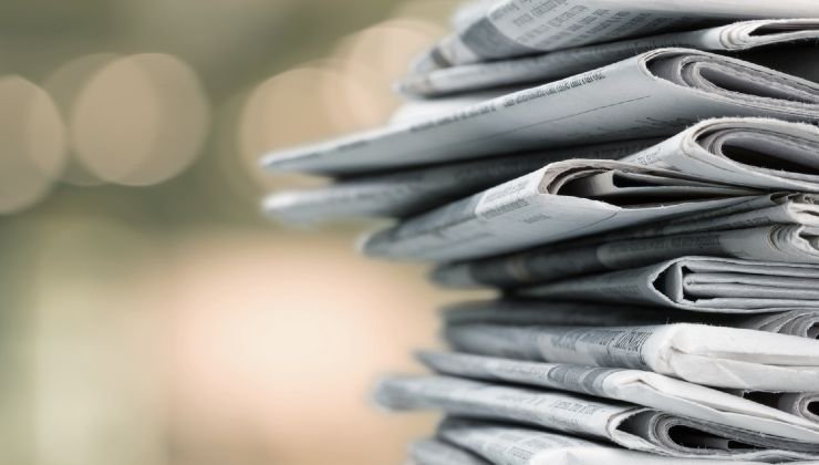 Giornali nel congelatore