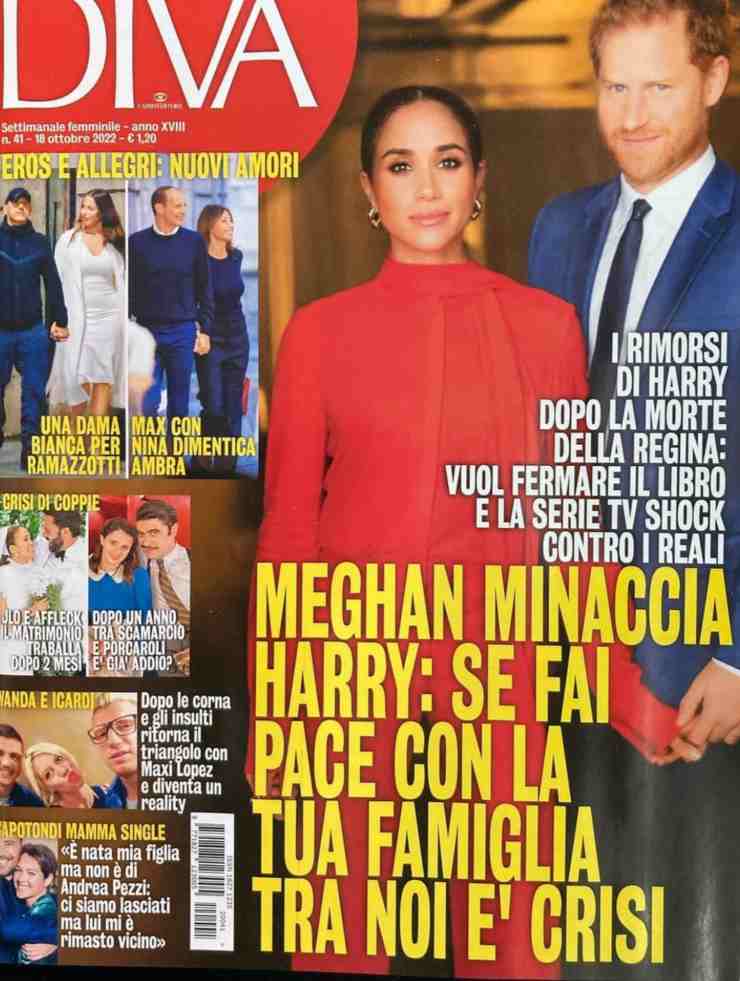 Meghan Markle: la minaccia ad Harry