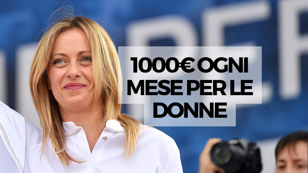Mille euro per le donne