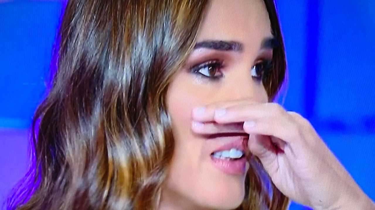 Silvia Toffanin e la commozione in diretta