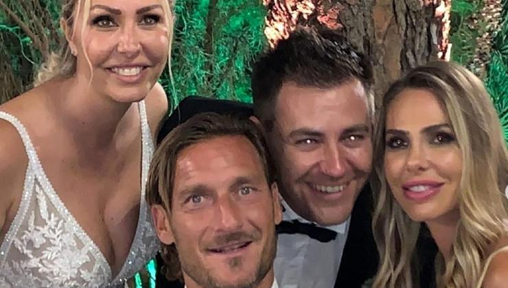 Francesco con gli ex cognati