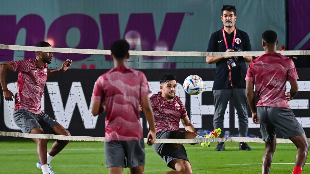 Allenamento del Qatar