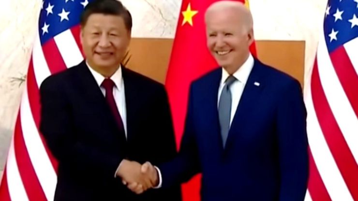 Xi Jinping e Joe Biden 