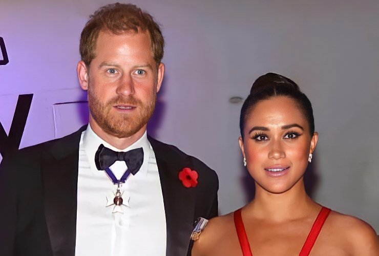 Harry e Meghan eleganti