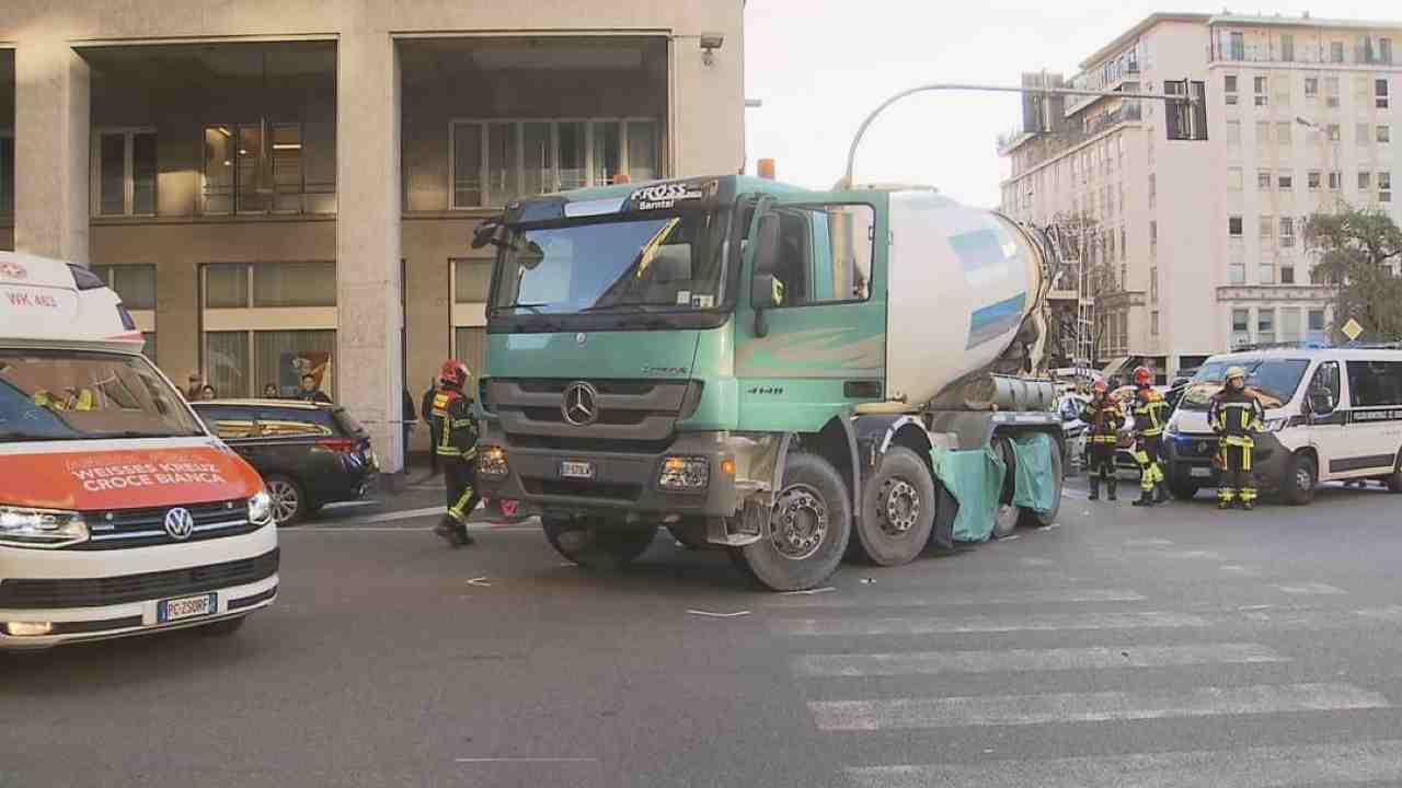 Il camion betoniera