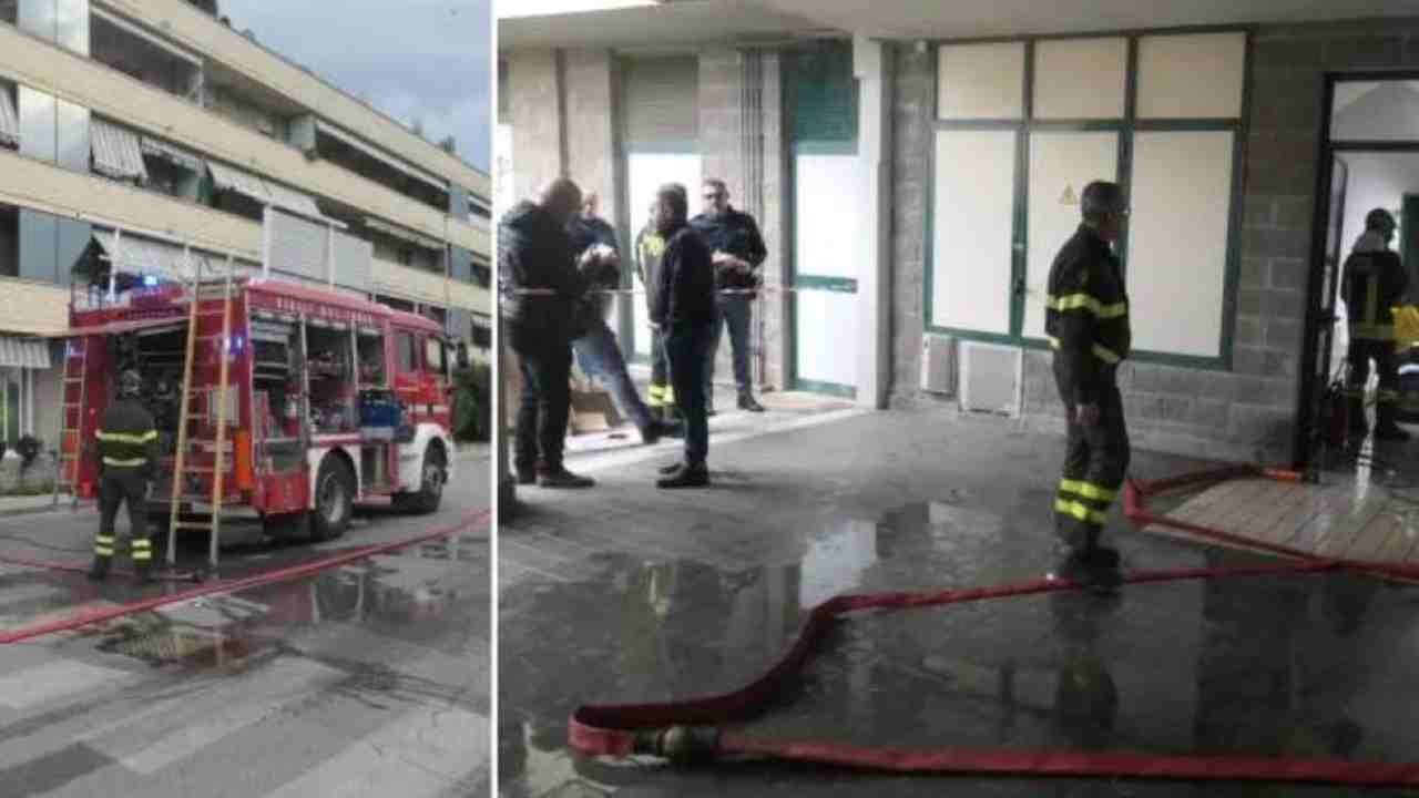 Incendio a Viareggio